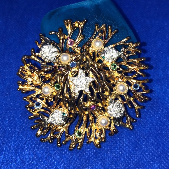 🐙🐚🐠 RIP IVANA Ocean Lovers pendant & brooch - Picture 7 of 11